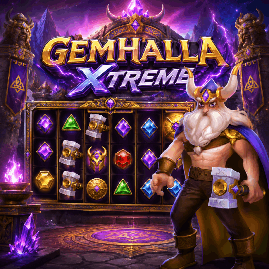 Gemhalla Xtreme slot game cover